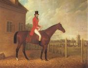 David Dalby Lord Bolton on a Bay Hunter oil painting reproduction